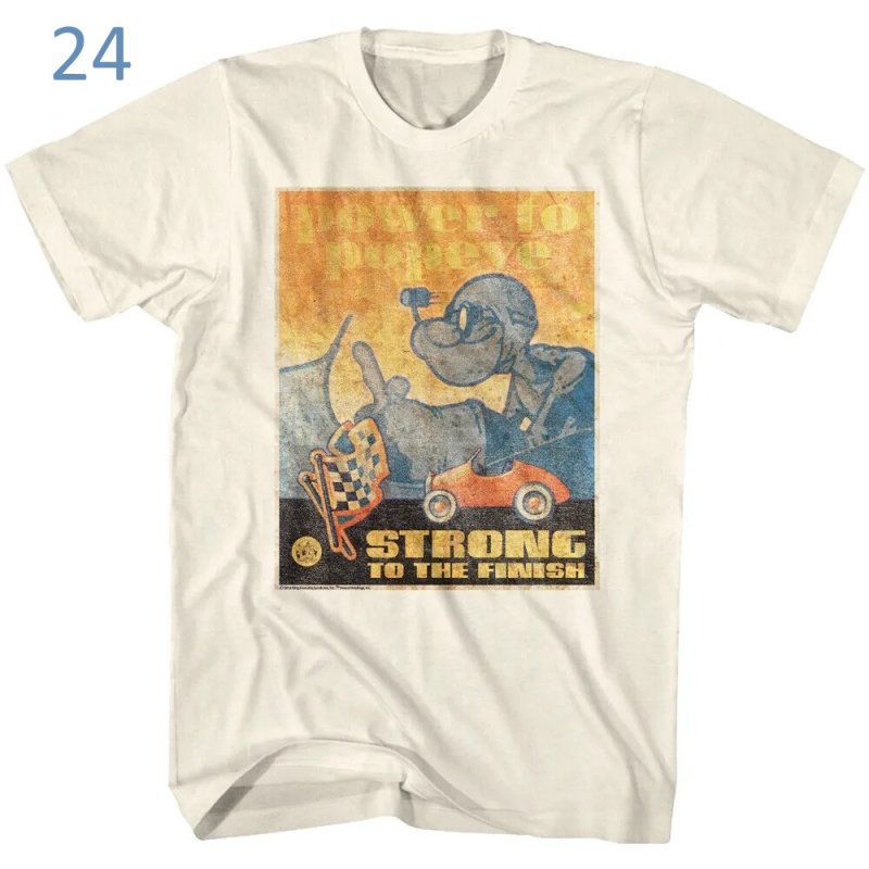 画像25: Popeye Family Vintage Style Short Sleeve T-Shirt　ユニセックス 男女兼用ポパイファミリーヴィンテージスタイルプリント半袖  Tシャツ (25)