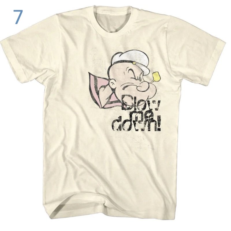 画像8: Popeye Family Vintage Style Short Sleeve T-Shirt　ユニセックス 男女兼用ポパイファミリーヴィンテージスタイルプリント半袖  Tシャツ (8)