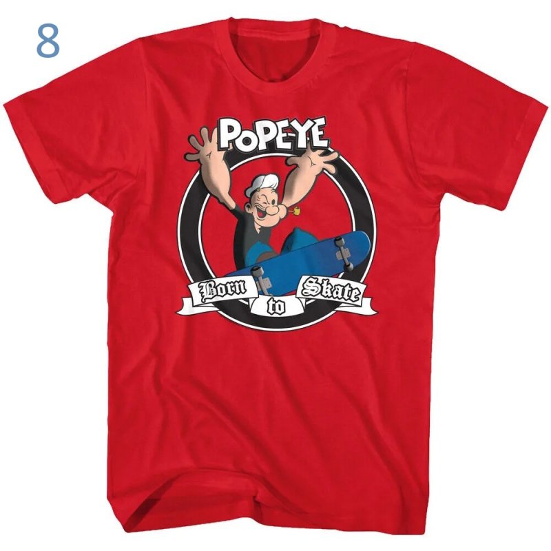 画像9: Popeye Family Vintage Style Short Sleeve T-Shirt　ユニセックス 男女兼用ポパイファミリーヴィンテージスタイルプリント半袖  Tシャツ (9)