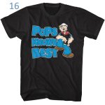 画像17: Popeye Family Vintage Style Short Sleeve T-Shirt　ユニセックス 男女兼用ポパイファミリーヴィンテージスタイルプリント半袖  Tシャツ (17)