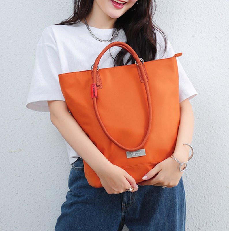 画像8: Lightweight waterproof nylon rope handle tote bag　軽量防水ナイロンロープハンドルトートショルダーバッグ通勤通学ママバッグ (8)