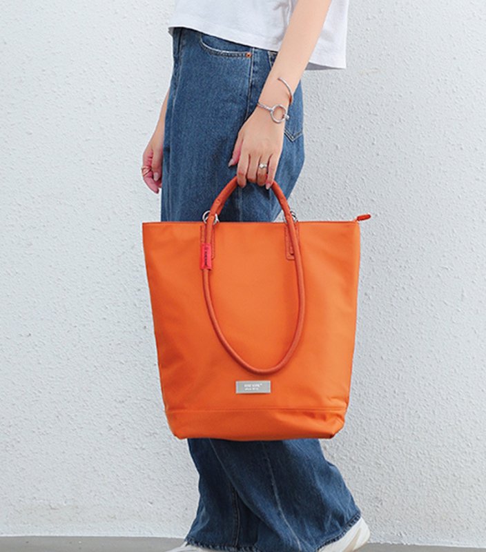 画像5: Lightweight waterproof nylon rope handle tote bag　軽量防水ナイロンロープハンドルトートショルダーバッグ通勤通学ママバッグ (5)