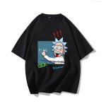 画像2: Rick and Morty Dr. Rick Print Short Sleeve T-Shirt　ユニセックス 男女兼用リックアンドモーティ リック博士プリント半袖  Tシャツ (2)