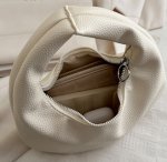 画像9: Leather Hammun Toto Bag　レザーハーフムーントートバッグ (9)