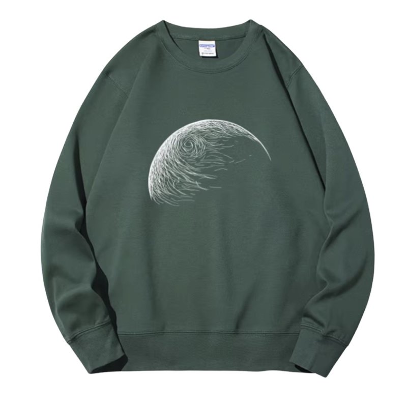 画像4: Nasa Half moon sweatshirt  ユニセックス 男女兼用 NASA ハーフムーン スウェット シャツ トレーナー (4)
