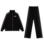 画像1: Men & Women NASA unisex setup sports uniform  ナサ セットアップ ユニセックス 男女兼用 ジップアップ ジャージ 上下 ジャケット＆パンツセット (1)