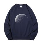 画像2: Nasa Half moon sweatshirt  ユニセックス 男女兼用 NASA ハーフムーン スウェット シャツ トレーナー (2)