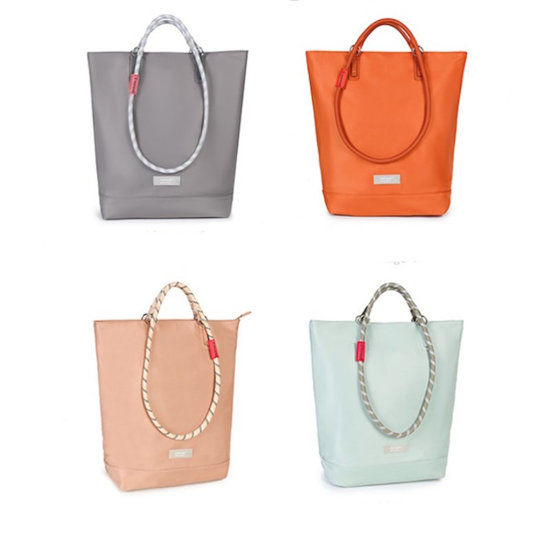 画像7: Lightweight waterproof nylon rope handle tote bag　軽量防水ナイロンロープハンドルトートショルダーバッグ通勤通学ママバッグ (7)