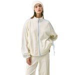 画像1: 25FW NDY NERDY Women's Velour Ribbon Track Setユニセックス 男女兼用  エヌディーワイ ノルディ ベロア リボン トラックセット セットアップ ジャージ 上下 (1)