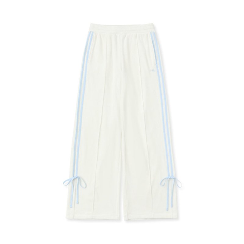 画像5: 25FW NDY NERDY Women's Velour Ribbon Track Setユニセックス 男女兼用  エヌディーワイ ノルディ ベロア リボン トラックセット セットアップ ジャージ 上下 (5)