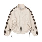 画像8: 25FW NDY NERDY Women's Velour Ribbon Track Setユニセックス 男女兼用  エヌディーワイ ノルディ ベロア リボン トラックセット セットアップ ジャージ 上下 (8)