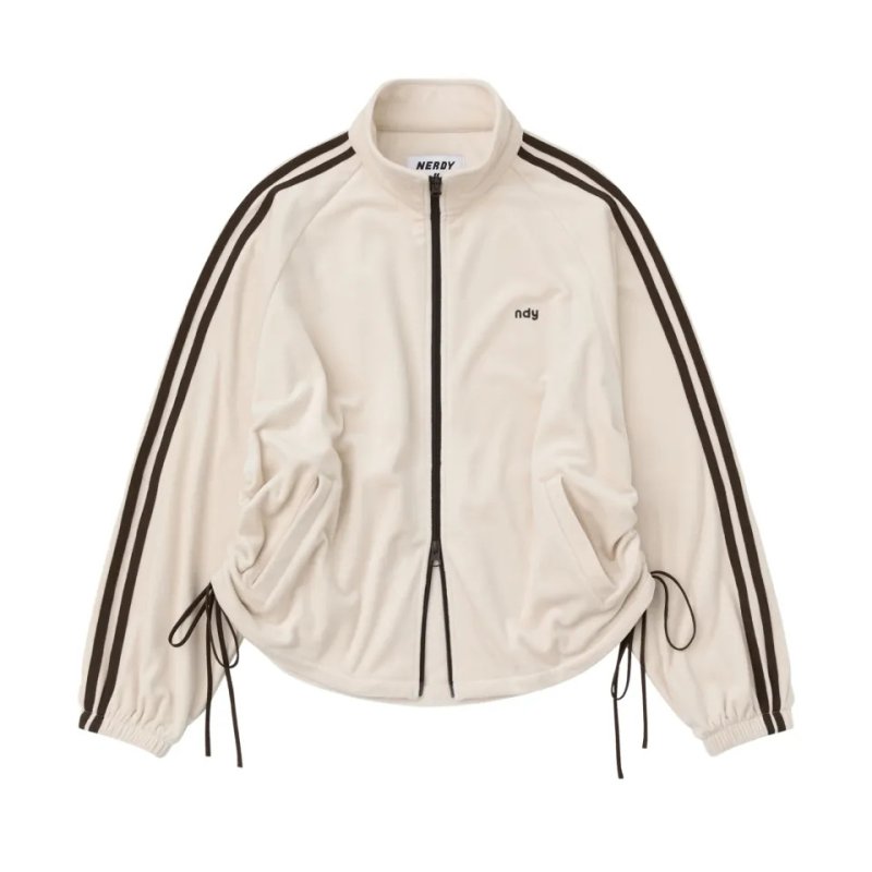 画像8: 25FW NDY NERDY Women's Velour Ribbon Track Setユニセックス 男女兼用  エヌディーワイ ノルディ ベロア リボン トラックセット セットアップ ジャージ 上下 (8)