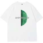 画像1: UNIVERSALS Earth Print Short SleeveT shirt ユニセックス 男女兼用 UNIVERSALSユニバーサルズ地球アースプリント  Tシャツ 半袖 (1)