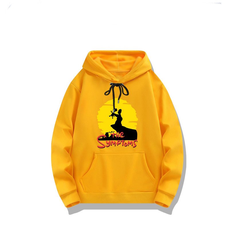 画像7: The Simpsons x Moon Hoodie ユニセックス 男女兼用 シンプソンズ ×ムーン月プリント フーディ パーカー トレーナー スウェット (7)