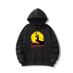 画像3: The Simpsons x Moon Hoodie ユニセックス 男女兼用 シンプソンズ ×ムーン月プリント フーディ パーカー トレーナー スウェット (3)