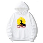 画像2: The Simpsons x Moon Hoodie ユニセックス 男女兼用 シンプソンズ ×ムーン月プリント フーディ パーカー トレーナー スウェット (2)