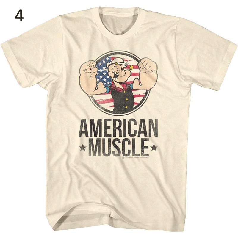 画像5: Popeye & Friends Vintage Retro Style T-Shirt 1960Short Sleeve 　ユニセックス 男女兼用ポパイ＆仲間 ビンテージレトロスタイルTシャツ 1960 半袖 Tシャツ (5)