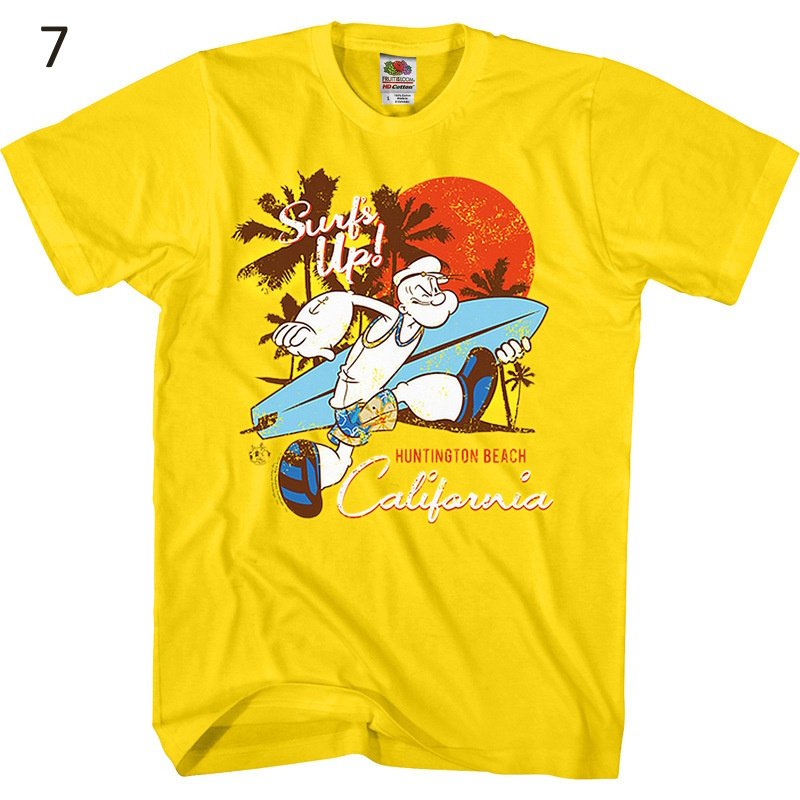 画像8: Popeye & Friends Vintage Retro Style T-Shirt 1960Short Sleeve 　ユニセックス 男女兼用ポパイ＆仲間 ビンテージレトロスタイルTシャツ 1960 半袖 Tシャツ (8)