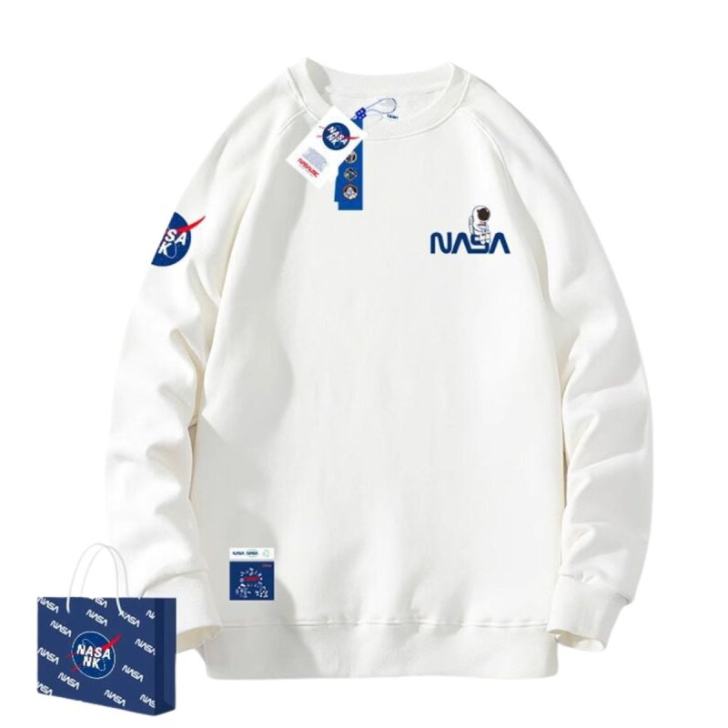 画像2: NASA x Seated sitting Astronaut sweatshirt　ユニセックス男女兼用 NASA×シッティング宇宙飛行士スエットトレーナー  (2)