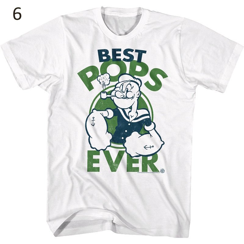 画像7: Popeye & Friends Vintage Retro Style T-Shirt 1960Short Sleeve 　ユニセックス 男女兼用ポパイ＆仲間 ビンテージレトロスタイルTシャツ 1960 半袖 Tシャツ (7)