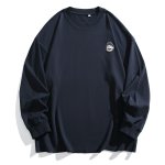 画像5: Vintage BLACK ARMADA Linus Van Pelt  Long Sleeve T-Shirt ヴィンテージ風 ライナス プリント ロングスリーブTシャツ ユニセックス 男女兼用 (5)