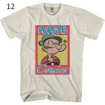 画像13: Popeye & Friends Vintage Retro Style T-Shirt 1960Short Sleeve 　ユニセックス 男女兼用ポパイ＆仲間 ビンテージレトロスタイルTシャツ 1960 半袖 Tシャツ (13)