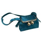 画像4: Leather clasp-shaped  crossbody shoulder tote bag レザーがま口型ミニクロスボディトートショルダーバッグ (4)