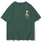 画像5: Bart Simpson sitting in your pocket Short Sleeve T-Shirt  　ユニセックス 男女兼用シッティングバートシンプソンプリント 半袖 Tシャツ (5)