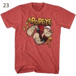 画像24: Popeye & Friends Vintage Retro Style T-Shirt 1960Short Sleeve 　ユニセックス 男女兼用ポパイ＆仲間 ビンテージレトロスタイルTシャツ 1960 半袖 Tシャツ (24)