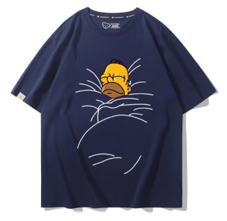 The Simpsons Homer Simpson Vintage Style PrintTshirts ユニセックス