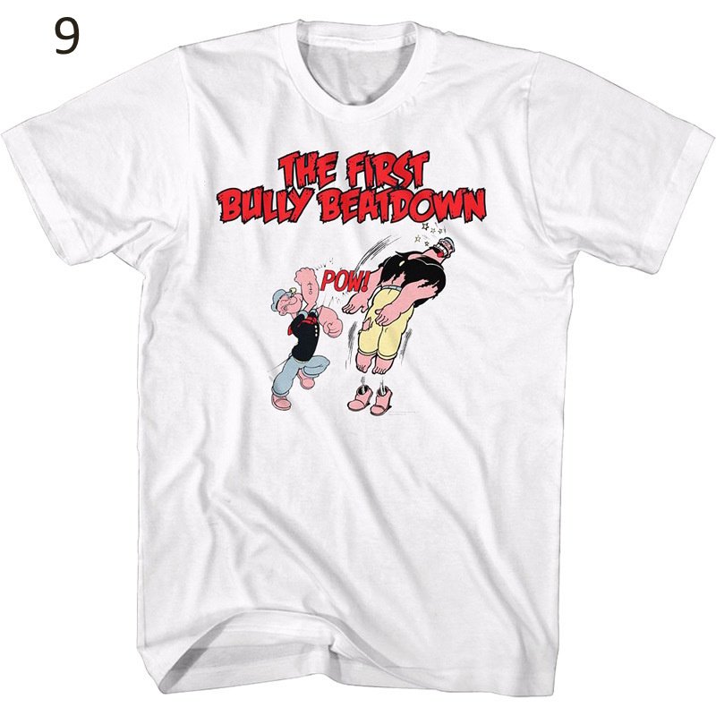 画像10: Popeye & Friends Vintage Retro Style T-Shirt 1960Short Sleeve 　ユニセックス 男女兼用ポパイ＆仲間 ビンテージレトロスタイルTシャツ 1960 半袖 Tシャツ (10)