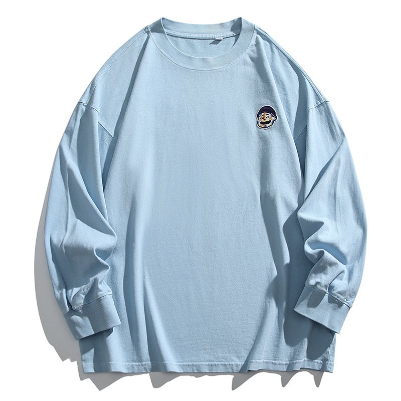 画像2: Vintage BLACK ARMADA Linus Van Pelt  Long Sleeve T-Shirt ヴィンテージ風 ライナス プリント ロングスリーブTシャツ ユニセックス 男女兼用 (2)