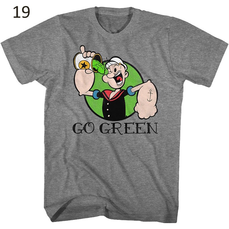 画像20: Popeye & Friends Vintage Retro Style T-Shirt 1960Short Sleeve 　ユニセックス 男女兼用ポパイ＆仲間 ビンテージレトロスタイルTシャツ 1960 半袖 Tシャツ (20)