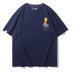 画像3: Bart Simpson sitting in your pocket Short Sleeve T-Shirt  　ユニセックス 男女兼用シッティングバートシンプソンプリント 半袖 Tシャツ (3)