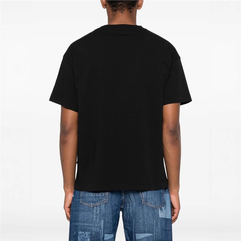 画像4: Bear silhouette print Short Sleeve T-Shirt  　ユニセックス 男女兼用シルエットベア熊プリント 半袖 Tシャツ (4)