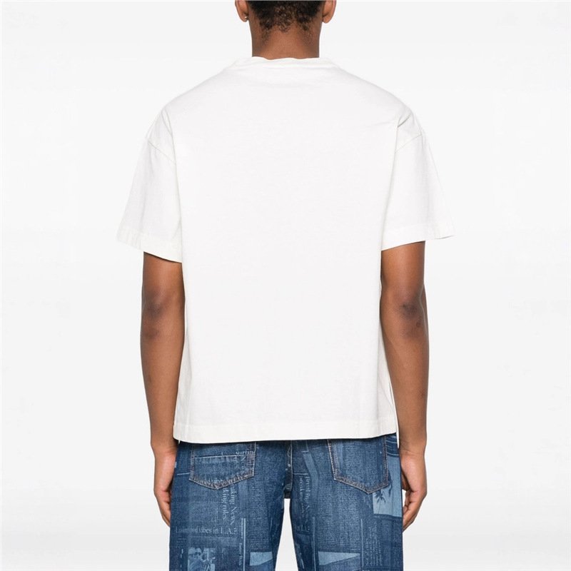 画像3: Bear silhouette print Short Sleeve T-Shirt  　ユニセックス 男女兼用シルエットベア熊プリント 半袖 Tシャツ (3)