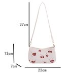 画像9: Cherry print leather accessory pouch, crossbody, tote shoulder bag　チェリープリント レザーアクセサリーポーチクロスボディ トートショルダーバッグ (9)