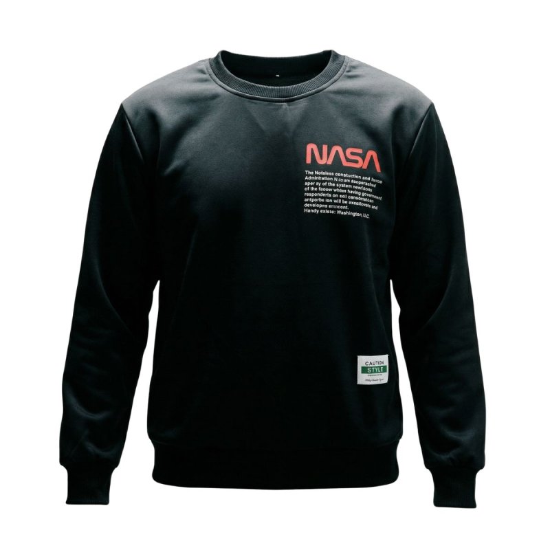 画像1: SALE セール NASA Basic Sweatshirt  ユニセックス 男女兼用NASAナサスウェットシャツ トレーナー (1)