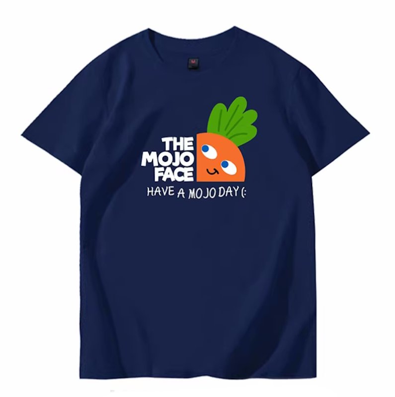 画像1: the mojo face Print Short Sleeve T-Shirt  　ユニセックス 男女兼用the mojo faceモジョフェイスプリント 半袖 Tシャツ (1)