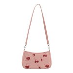 画像4: Cherry print leather accessory pouch, crossbody, tote shoulder bag　チェリープリント レザーアクセサリーポーチクロスボディ トートショルダーバッグ (4)