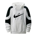 画像1: SALE セール 25 Unisex Men& Women Broken swoosh Sweat Hoodie  ブロークン スウォッシュ プリント パーカーユニセックス 男女兼用 スウェット トレーナー (1)