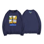 画像9: Donald Duck 4 blocks long-sleeved Sweat Pullover ドナルドダック スウェット トレーナー プルオーバー 男女兼用 ユニセックス (9)