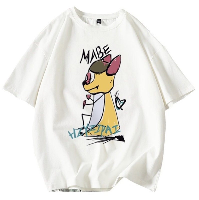 画像2: Anime Bambi Short Sleeve T-Shirt　ユニセックス 男女兼用アニメバンビプリント半袖  Tシャツ (2)