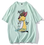 画像5: Anime Bambi Short Sleeve T-Shirt　ユニセックス 男女兼用アニメバンビプリント半袖  Tシャツ (5)