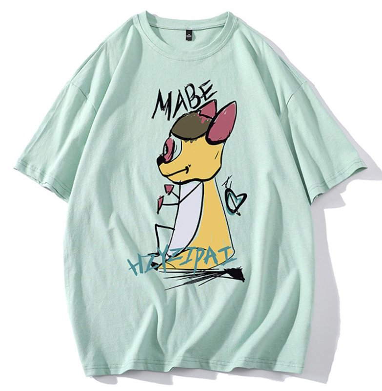 画像5: Anime Bambi Short Sleeve T-Shirt　ユニセックス 男女兼用アニメバンビプリント半袖  Tシャツ (5)