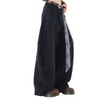 画像2: Washed wide curve silhouette baggy denim pantsJeans ウォッシュ ワイドカーブシルエットバギーデニムパンツ  ジーンズ (2)