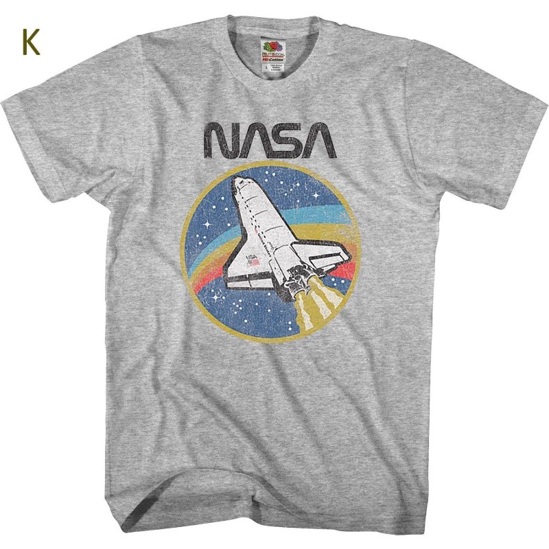 画像11: 1980s Vintage Style NASA Space Shuttle Short Sleeve T-Shirt　ユニセックス 男女兼用1980年代ナサNASAスペースシャトル宇宙飛行士ヴィンテージスタイルプリント半袖  Tシャツ (11)