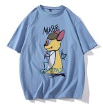 画像4: Anime Bambi Short Sleeve T-Shirt　ユニセックス 男女兼用アニメバンビプリント半袖  Tシャツ (4)