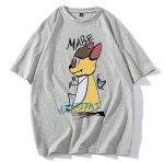 画像3: Anime Bambi Short Sleeve T-Shirt　ユニセックス 男女兼用アニメバンビプリント半袖  Tシャツ (3)