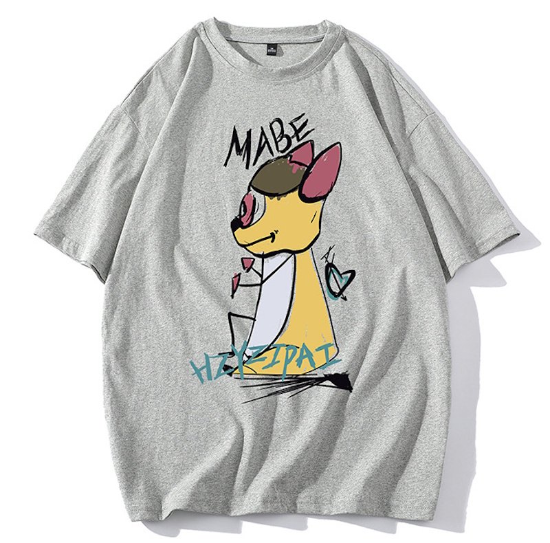 画像3: Anime Bambi Short Sleeve T-Shirt　ユニセックス 男女兼用アニメバンビプリント半袖  Tシャツ (3)
